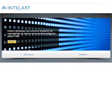 Tablet Screenshot of intelart.be